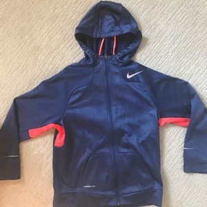 Nike therma-fit zip up jacket, boys XL